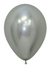11" Sempertex Reflex Silver Latex Balloons 50ct.