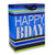 Hallmark Happy Birthday Blue with Green Stripes Mega Gift Bag