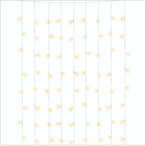 Cascading Curtain LED String Lights