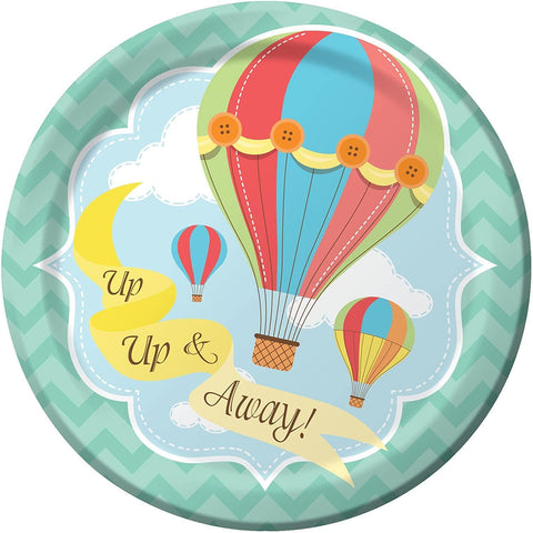 Up Up Away 7" Plates 8ct