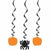 3pk Pumpkin Spider Hanging Decorations