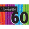 Milestone Celebrate 60th Birthday Invitations 8ct