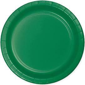 Emerald Green 9" Paper Plates 24ct.