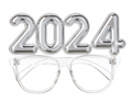 2024 Balloon Number Glasses - Silver