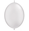 12" Qualatex Qlink Latex - Pearl White Balloon 50CT.
