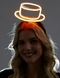 LED Light-up Top Hat neon headband