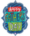 27" Father's Day Confetti Frame Balloon