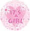 18" It's A Girl Pink Heart Balloon #141