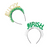 Foil St. Patrick's Day Headbands  4ct.