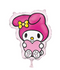 My Melody Shaped Giant Foil Balloon 22.75"  Packaged