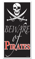 Beware Of Pirates Door Cover