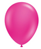 Globos de látex Tuftex de color rosa intenso de 5", 50 unidades.