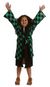 ANIME CHECKERED NINJA KIMONO CHILD'S COSTUME MEDIUM 5-6