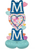 49" Mom Sprinkled Hearts AirLoonz Balloon