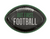 Kickoff Football "But First  Football" Shaped 12" Plates  8ct. - Foil Stamping