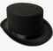 ADULT'S GENTLEMAN'S BLACK FELT TOP HAT