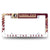 NCAA Florida State Seminoles 12" x 6" Chrome All Over Automotive License Plate Frame