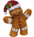 12" Gingerbread 3D Decor