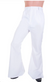 70S WHITE DISCO MEN'S COSTUME PANTS X-LARGE 46-48