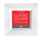 10.75″ CLASSIC SQUARE PLATES WHITE 10CT.