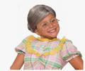 Kid's Old Lady With Bun Costume Accessory Set