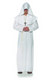 MONK ROBE WHITE ADULT COSTUME - ONE SIZE