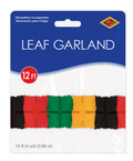 Packaged Leaf Garland - Black History themed