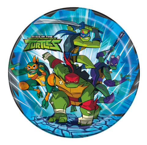 Rise of the TMNT 9" Plates 8ct.
