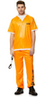 2pc Convict Orange Large Adult Costume