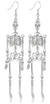 Silver Skeleton Earrings