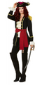 BONNY PIRATE CAPTAIN WOMEN'S COSTUME SMALL 6-8