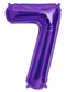 34" Purple Number Balloon