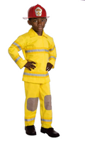 Firefighter Hero Kid's Costume Toddler 3t-4t