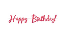 Foil Happy Birthday Banner Streamer