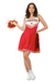 RED HIGH SCHOOL CHEERLEADER UNIFORM WOMEN'S COSTUME X-LARGE 18-20