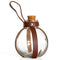 Glass Potion Bottle With Brown Strap Holder