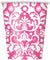 Pink Damask Cup 9oz 8ct.