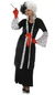 MADAME EVIL DALMATIAN SMUGGLER VILLAIN WOMEN'S COSTUME LARGE 14-16