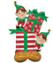 53" Christmas Elves Airloonz Balloon