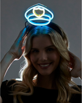 LED Light-up Police Hat neon headband