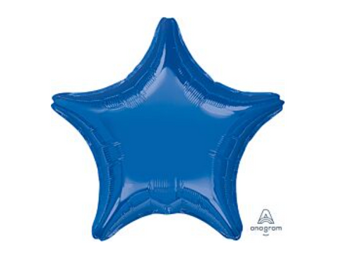 19" Blue Star Balloon #86