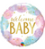 18" Welcome Baby Watercolor Balloon #121