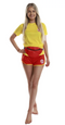 BAY LIFEGUARD ON WATCH WOMEN'S COSTUME MEDIUM 10-12