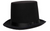 FELT TOP HAT - BLACK