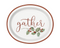 Fall Flair Thanksgiving "Gather" 12" Oval Plates 8ct.