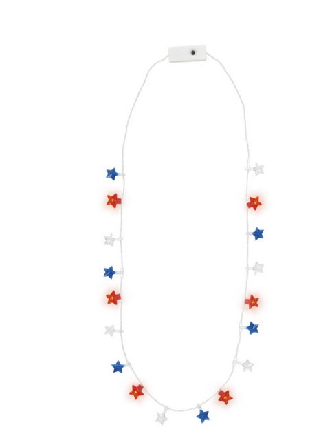 Patriotic Stars LED Necklace