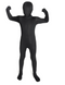 BASIC BLACK SPIRIT BODYSUIT CHILD'S COSTUME MEDIUM 5-6