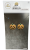 Rhinestone Pumpkin Earrings