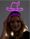 LED Light-up Witch Hat neon headband