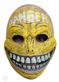 Danger Smiley Glow In The Dark Latex Mask